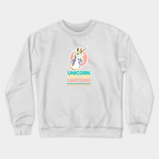 Unicorn Unicorn Unicorn Crewneck Sweatshirt